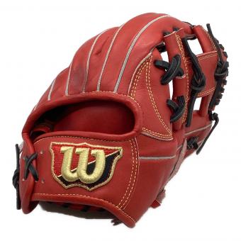 Wilson (ウィルソン) DUAL 硬式グローブ WBW101066 ケース付 @ 約30cm レッド