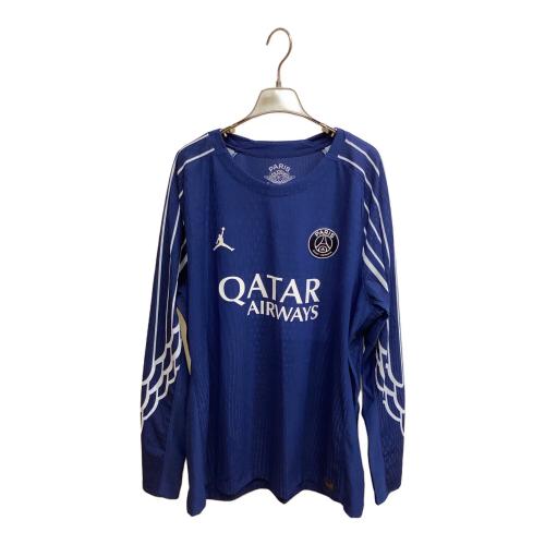 パリサンジェルマン サッカーユニフォーム HJ7322 2024-25  4TH 長袖オーセンティック メンズ SIZE XL ブルー