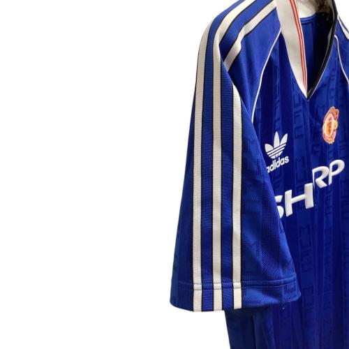 マンチェスターユナイテッド サッカーウェア(トップス) IP5544 1988-90サードジャージ 復刻モデル メンズ SIZE L ブルー