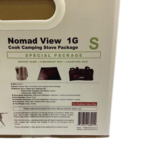 WINNERWELL (ウィンナーウェル) 薪ストーブ Nomad View 1G S スペシャルパッケージ