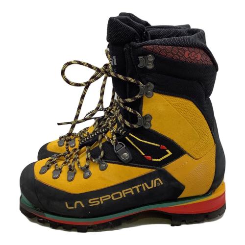 LA SPORTIVA (スポルティバ) ネパールエボ GTX ハイカット(ハードソール) トレッキングシューズ ユニセックス 約24.5cm ブラック×イエロー