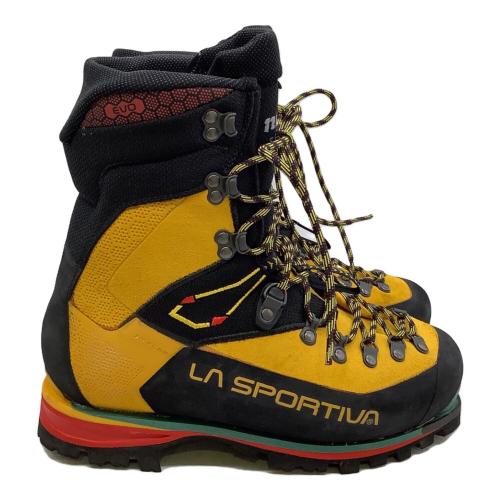 LA SPORTIVA (スポルティバ) ネパールエボ GTX ハイカット(ハードソール) トレッキングシューズ ユニセックス 約24.5cm ブラック×イエロー