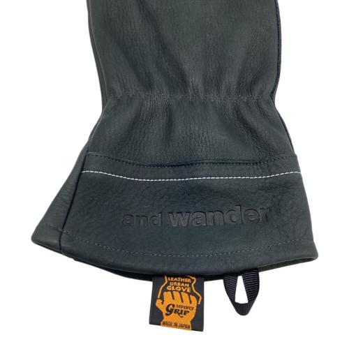 and wander (アンドワンダー) 焚き火グローブ ブラック GRIP SWANY