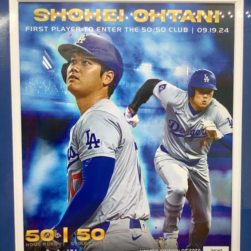 ロサンゼルス・ドジャース 50-50達成記念ダブルコインフォトミント 応援グッズ 世界限定5050個