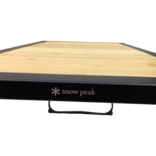 Snow peak (スノーピーク) アウトドアテーブル CK-080R-EC 限定カラー ブラック エントリーIGT ブラック