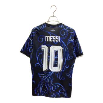 アルゼンチン代表 (アルゼンチンダイヒョウ) サッカーユニフォーム JM8395 26 アウェイ レプリカ ユニフォーム メンズ SIZE L ブラック×ブルー