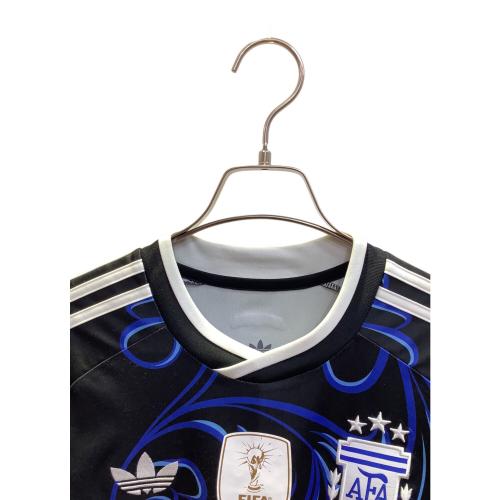 アルゼンチン代表 (アルゼンチンダイヒョウ) サッカーユニフォーム JM8395 26 アウェイ レプリカ ユニフォーム メンズ SIZE L ブラック×ブルー