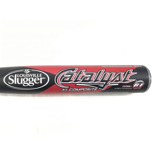 LOUISVILLE SLUGGER (ルイスビルスラッガー) 軟式バット ブラック×レッド CATALYST EXTRA+BT JRB015B