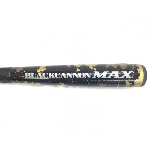 ZETT　ブラックキャノン　MAX　新品未使用 ゼット（ZETT） 野球 少年軟式バット ジュニア ブラックキャノンmax