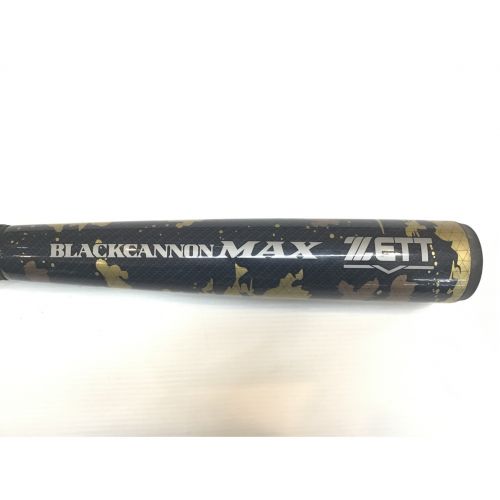 ZETT (ゼット) 軟式バット ブラックゴールド ブラックキャノンMAX