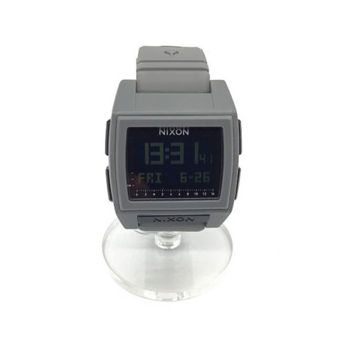 NIXON (ニクソン) BASE TIDE PRO グレー BASE TIDE PRO クォーツ 動作確認済み
