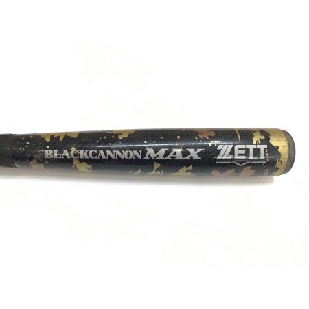 ZETT (ゼット) 一般軟式バット ゴールド×ブラック BLACK CANNON MAX BCT35903