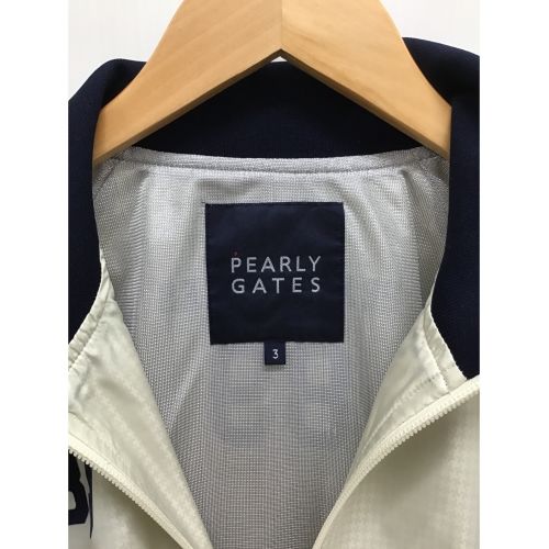 PEARLY GATES ベージュジャケット PEARLY GATES (パーリーゲイツ) ジップジャケット ベージュ 053-220050