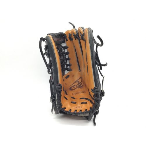 Donaiya (ドナイヤ) 軟式グローブ 28-29cm ブラック ブラック×ブラウン 収納ケース付 外野用