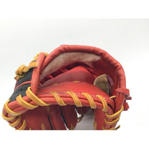久保田スラッガー (クボタスラッガー) 軟式グローブ ブラック×レッド Aggressive 収納ケース付 外野手用