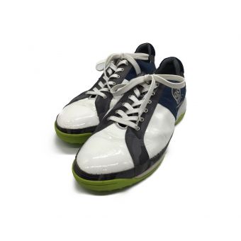 MARK&LONA (マークアンドロナ) ゴルフシューズ メンズ SIZE 27.5cm ホワイト×ネイビー ML-ZK21