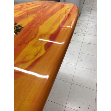 HIC (エイチアイシー) ロングボード 9'0"x22 1/2x3 オレンジ オーダーカラー MORGAN  OLO シングルスタビ フィッシュテール
