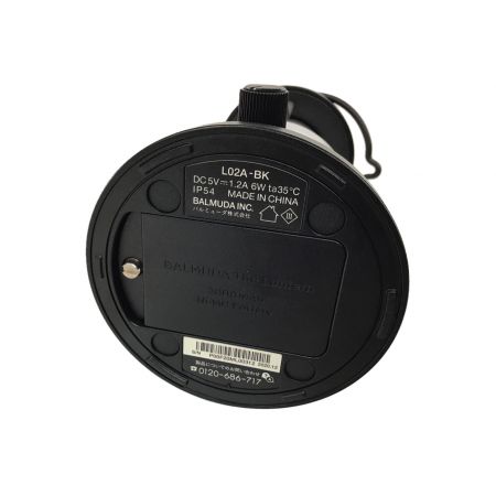 BALMUDA (バルミューダデザイン) LEDランタン ACアダプター欠品 L02A-BK ザ・ランタン