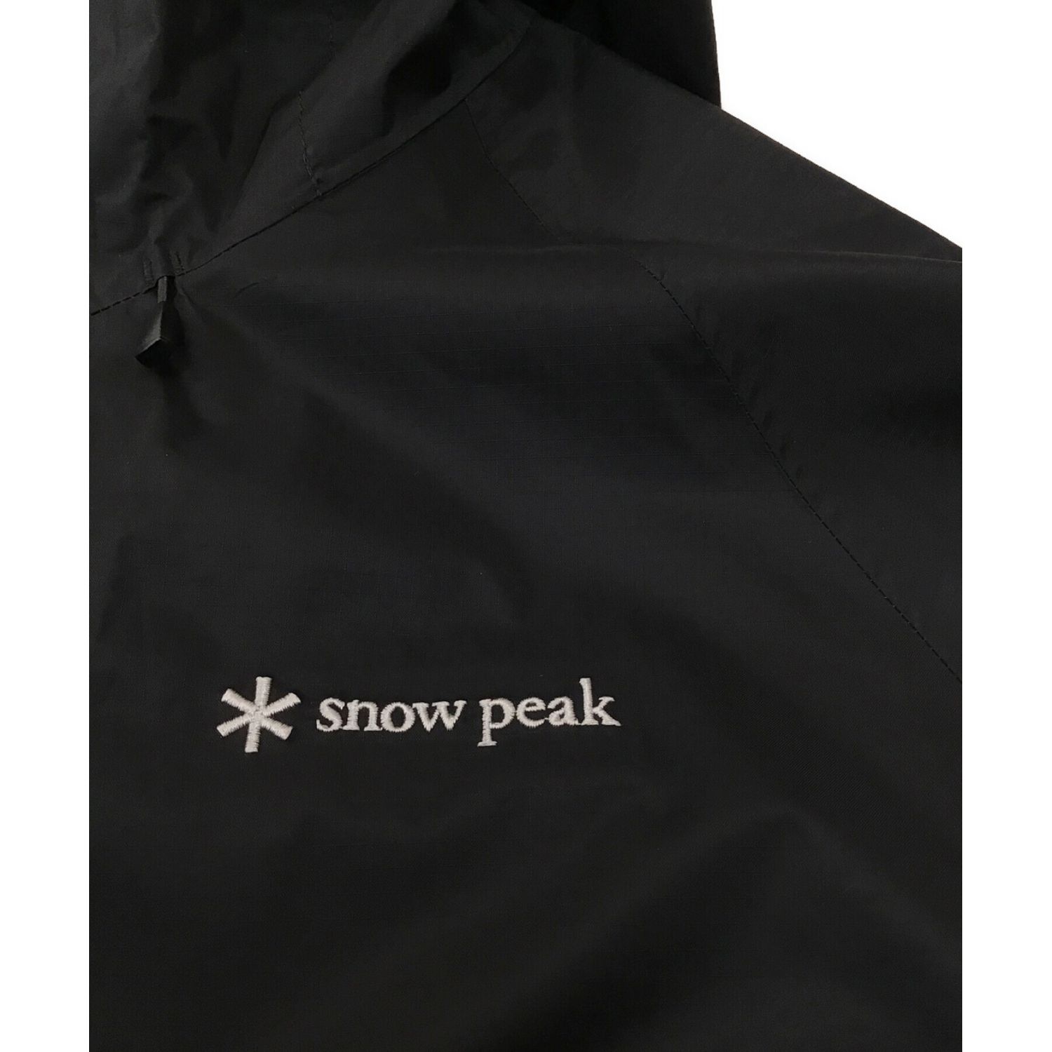 Snow peak (スノーピーク) 2.5Lレインジャケット ブラック サイズ:L