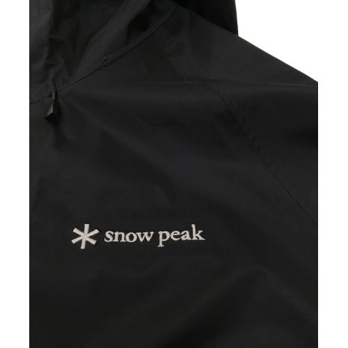 Snow peak (スノーピーク) 2.5Lレインジャケット ブラック サイズ:L