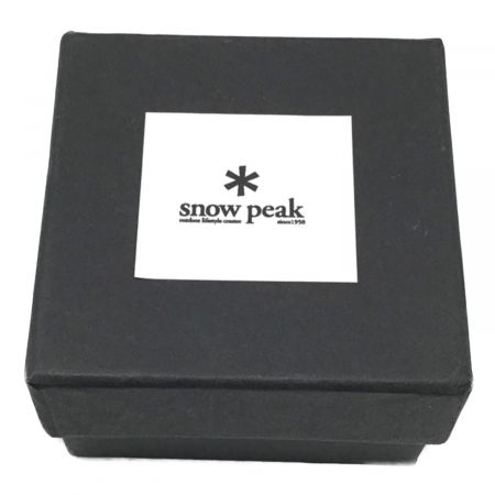 Snow peak (スノーピーク) アウトドア食器 廃盤希少品 TW-024BK SPワンセット お猪口 拭き漆黒 未使用品