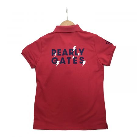 PEARLY GATES (パーリーゲイツ) ゴルフウェア(トップス) レディース SIZE S ショッキングピンク ポロシャツ 055-2260602