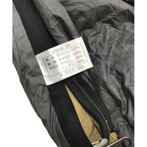 品質保証定番NANGA ナンガ マウンテンロッジバッグ 200 レギュラー ブラウン　MOUNTAIN LODGE BAG 200 コンパクトシュラフ コンパクト寝袋 その他