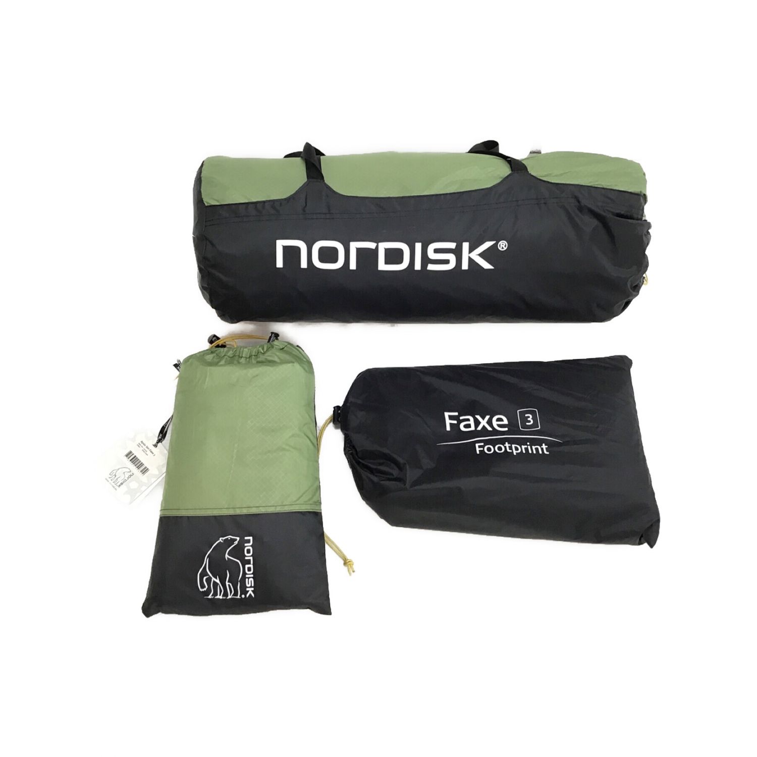 Nordisk faxe 3 テントとフットプリント-