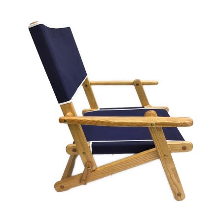 H&T chair co アウトドアチェア ネイビー USA製 ロースタイル ミニサンドチェア
