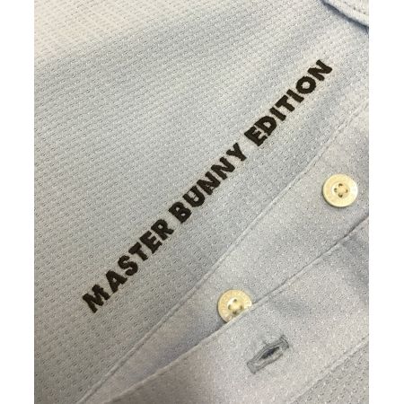 MASTER BUNNY EDITION (マスターバニーエディション) ゴルフウェア(トップス) メンズ SIZE LL スカイブルー 758-2160553 ポロシャツ