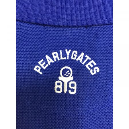PEARLY GATES (パーリーゲイツ) ゴルフウェア(トップス) メンズ SIZE S ブルー ポロシャツ 053-7160451