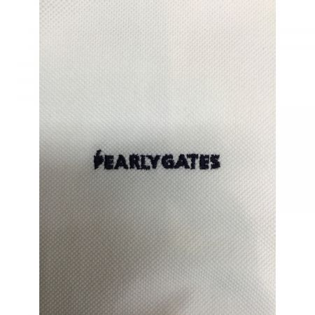 PEARLY GATES (パーリーゲイツ) ゴルフウェア(トップス) レディース SIZE M ホワイト ポロシャツ 055-2960802