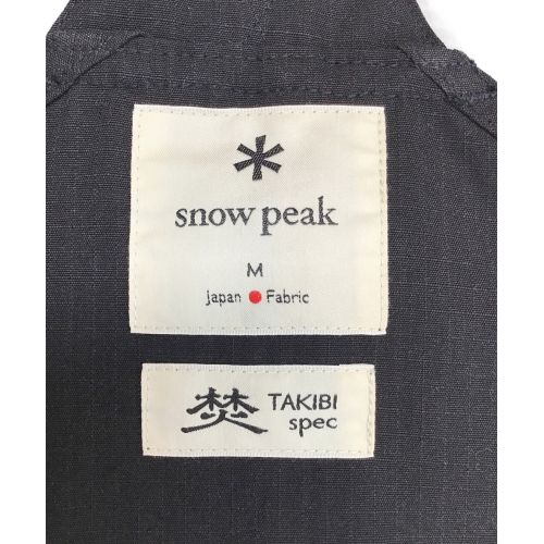 Snow peak (スノーピーク) アウトドア雑貨 SIZE M ブラック TAKIBI