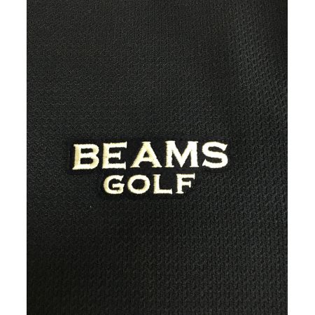 BEAMS GOLF (ビームスゴルフ) 変形へリンボーン ジャカード モックネックシャツ ネイビー アウター 18F-PM453