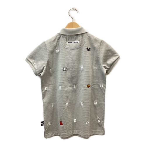 PEARLY GATES (パーリーゲイツ) ゴルフウェア(トップス) レディース SIZE S グレー ミッキーマウス /// ポロシャツ 055-1260006