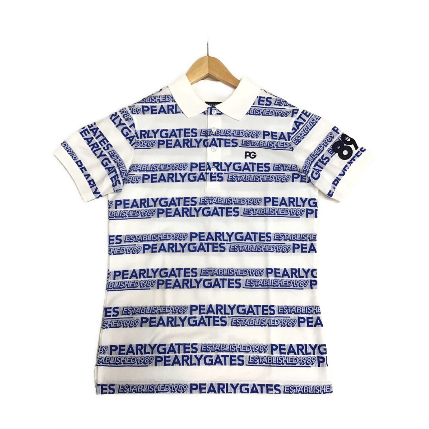 PEARLY GATES パーリーゲイツ 襟付き半袖Tシャツ 豹 1 - ウエア(女性用)