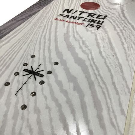 NITRO (ナイトロ) スノーボード 159cm ホワイト 2x4 キャンバー SANTOKU