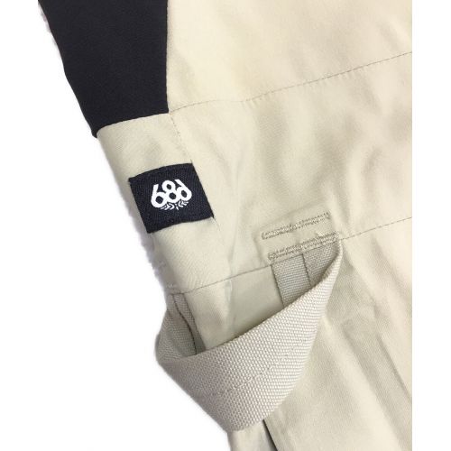 正規品を安く購入 686 Dickies スノボ パンツ デニム系 カーキ ワイド