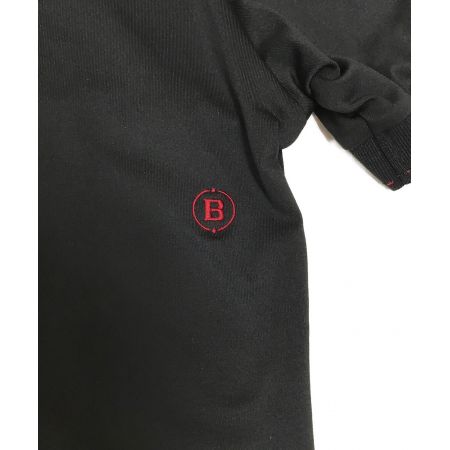 BRIEFING (ブリーフィング) ゴルフウェア(トップス) メンズ SIZE L ブラック×レッド /// ポロシャツ BBG231M02