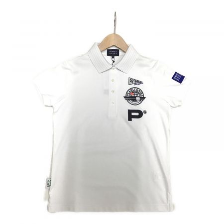 PEARLY GATES (パーリーゲイツ) ゴルフウェア(トップス) レディース SIZE S ホワイト ポロシャツ 055-2160502