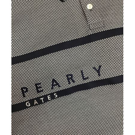 PEARLY GATES (パーリーゲイツ) ゴルフウェア(トップス) メンズ SIZE L ホワイト×ネイビー /// ポロシャツ 053-3160507