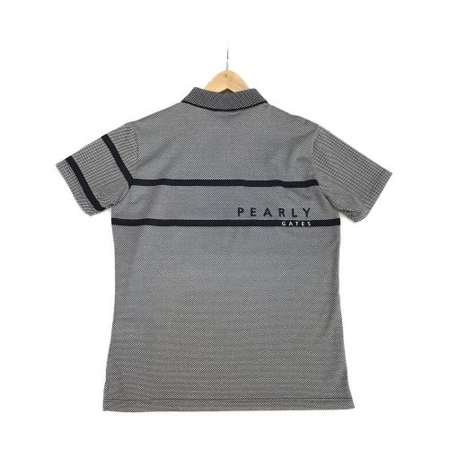 PEARLY GATES (パーリーゲイツ) ゴルフウェア(トップス) メンズ SIZE L ホワイト×ネイビー /// ポロシャツ 053-3160507