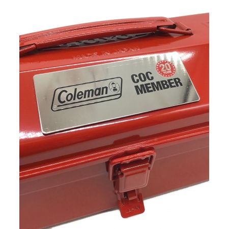 Coleman (コールマン) 収納ケース 20年継続限定 COCメンバー ツールボックス レッド