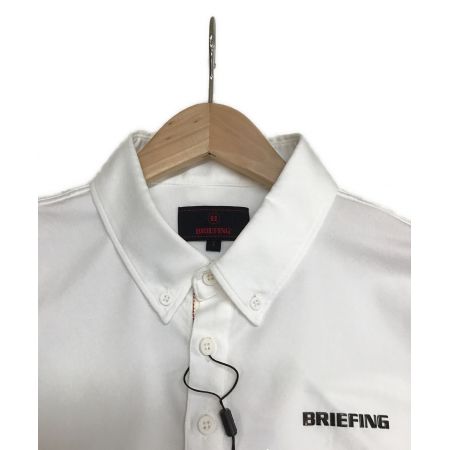 BRIEFING (ブリーフィング) ゴルフウェア(トップス) メンズ SIZE L ホワイト /// ポロシャツ BRG231M07