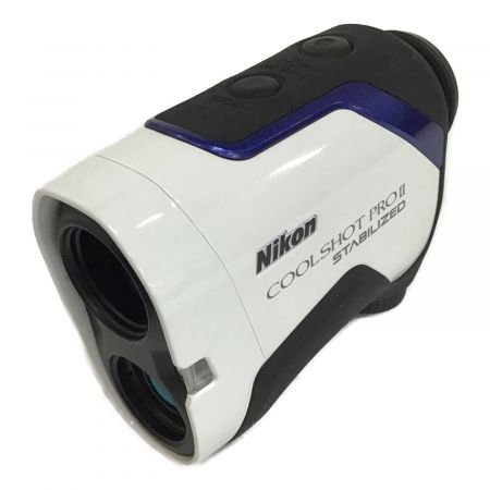 Nikon (ニコン) ゴルフ距離測定器 ホワイト ゴルフ用レーザー距離計 クールショット２ ケース付 COOLSHOT PROⅡ