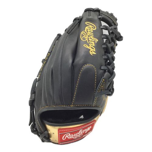 RAWLINGS (ローリングス) 軟式グローブ 8（約29㎝） ブラック×ゴールド