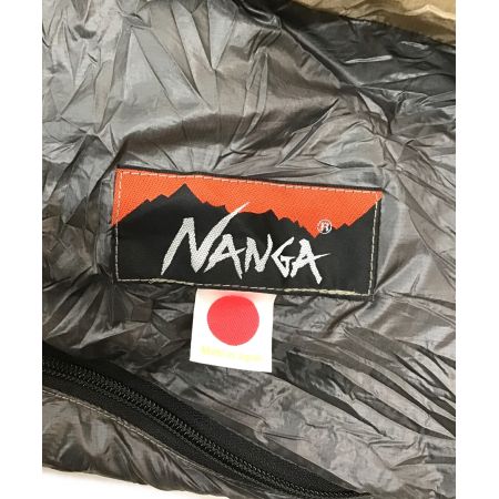 NANGA (ナンガ) ダウンシュラフ UDD バッグ 380DXショート 【冬用】 203 X 最大肩幅80/cm(身長165cmまで)