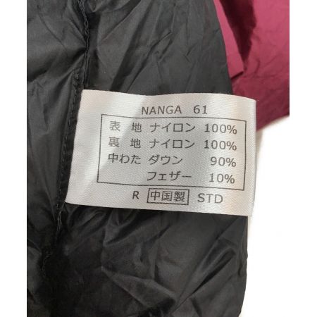 NANGA (ナンガ) マミー型シュラフ オーロラセンターZIP610STD ダウン 【冬用】 レギュラーサイズ