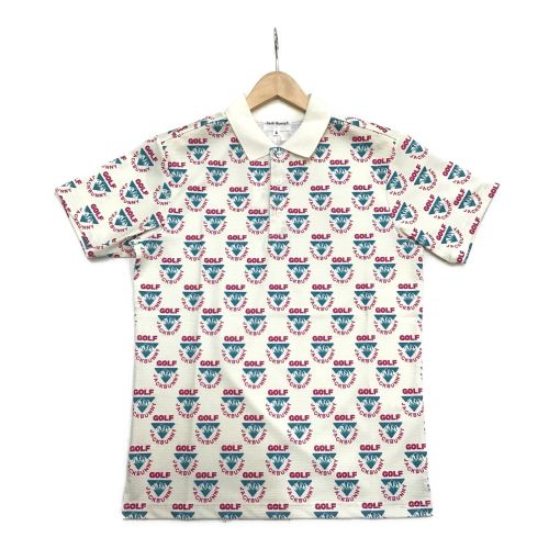 JACK BUNNY (ジャックバニー) ゴルフウェア(トップス) メンズ SIZE M ホワイト ポロシャツ 262-2260717