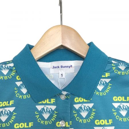 JACK BUNNY (ジャックバニー) ゴルフウェア(トップス) レディース SIZE M ブルー ポロシャツ 263-2260718